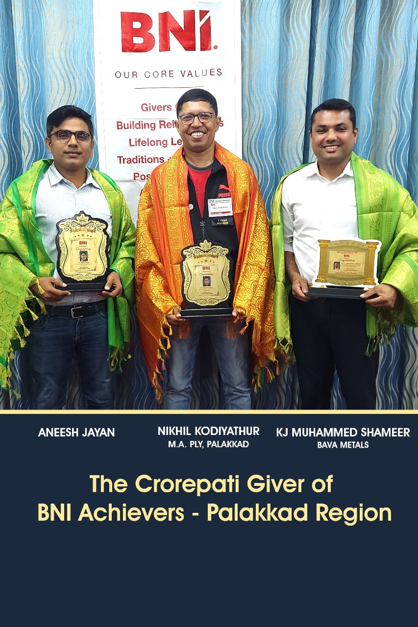 BNI recognition awards 
