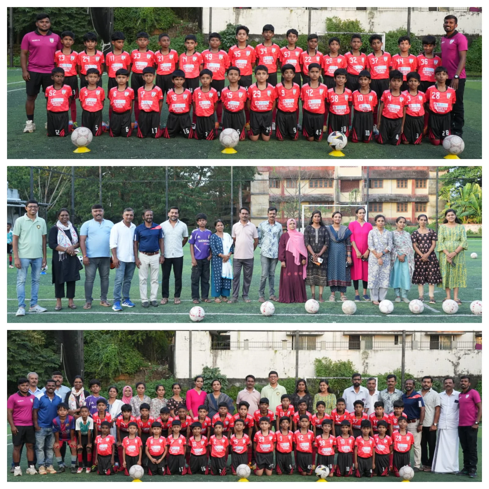 ഗ്രാസ്‌റൂട്ട് ഫുട്ബോളിന് കരുത്തുപകർന്ന്: ടാലൻ്റ്സ് അക്കാദമിയിൽ ജെഴ്സി വിതരണം